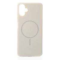 Силиконовый чехол Slim Ring Glamour с поддержкой MagSafe для Samsung A06 natural titanium