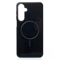 Силиконовый чехол Slim Ring Glamour с поддержкой MagSafe для Samsung A16 black