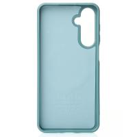 Силиконовый чехол Slim Ring Glamour с поддержкой MagSafe для Samsung A26 wave blue