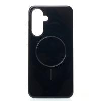 Силиконовый чехол Slim Ring Glamour с поддержкой MagSafe для Samsung A56 / A37 black