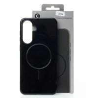 Силиконовый чехол Slim Ring Glamour с поддержкой MagSafe для Samsung A56 / A37 black