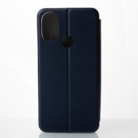 чехол-книга 360 для Motorola E40 STANDARD темно-синий