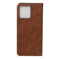 чехол-книга DC ELEGANT для Moto G15 4G / G17 коричневый