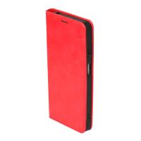 чехол-книга DC ELEGANT для Moto G15 Power / G17 Power красный