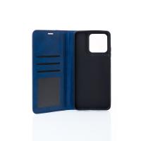 чехол-книга DC ELEGANT для Motorola G56 синий