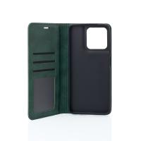 чехол-книга DC ELEGANT для Motorola G56 темно-зеленый