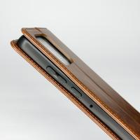чехол-книга DC ELEGANT для Motorola G86 коричневый