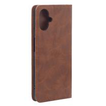 Чохол-книга DC ELEGANT для телефону Samsung A07 коричневий