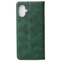 Чохол-книга DC ELEGANT для телефону Samsung A07 темно-зелений