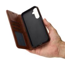 чехол-книга DC ELEGANT для Samsung A14 коричневый