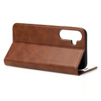 Чохол-книга DC ELEGANT для телефону Samsung A15 коричневий