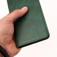 Чохол-книга DC ELEGANT для телефону Samsung A15 темно-зелений