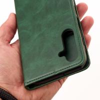 чехол-книга DC ELEGANT для Samsung A25 темно-зеленый