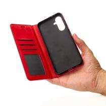 Чохол-книга DC ELEGANT для телефону Samsung A36 червоний