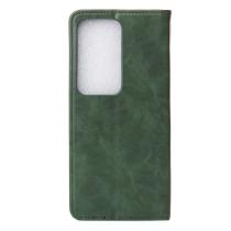 Чохол-книга DC ELEGANT для телефону Xiaomi Redmi 15 (169 mm) темно-зелений