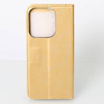 чехол-книга DC ELEGANT для Xiaomi Redmi 15C (173 mm) золотой