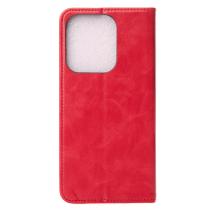 чехол-книга DC ELEGANT для Xiaomi Redmi 15C (171 mm) красный