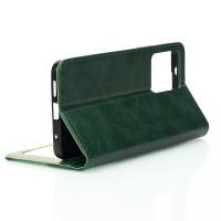 чехол-книга DC ELEGANT для Xiaomi Redmi Note 12 4G темно-зеленый