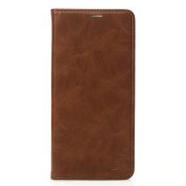 чехол-книга DC ELEGANT для Xiaomi Redmi Note 12 4G коричневый