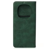 чехол-книга DC ELEGANT для Xiaomi Redmi Note 14 Pro 4G Global темно-зеленый