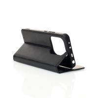 чехол-книга DC ELEGANT для Xiaomi Redmi Note 14 4G (163 mm) черный