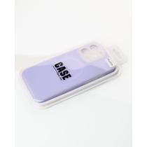 Чехол Liquid Silicone Full с поддержкой MagSafe для iPhone 16 Pro Max violet