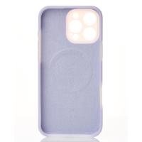 Чехол Liquid Silicone Full с поддержкой MagSafe для iPhone 16 Pro violet