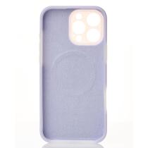 Чехол Liquid Silicone Full с поддержкой MagSafe для iPhone 16 Pro violet