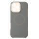 Чехол Liquid Silicone Full с поддержкой MagSafe для iPhone 16 Pro stone gray