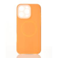 Чехол Liquid Silicone Full с поддержкой MagSafe для iPhone 16 Pro orange