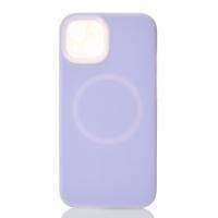 Чехол Liquid Silicone Full с поддержкой MagSafe для iPhone 13 violet