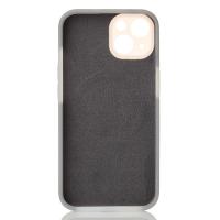 Чехол Liquid Silicone Full с поддержкой MagSafe для iPhone 14 stone gray