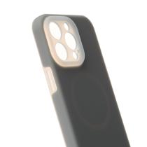 Чехол Liquid Silicone Full с поддержкой MagSafe для iPhone 13 Pro Max stone gray