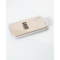 Чехол Liquid Silicone Full с поддержкой MagSafe для iPhone 13 cream