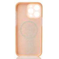 Чехол Liquid Silicone Full с поддержкой MagSafe для iPhone 13 Pro Max orange