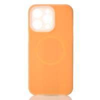 Чехол Liquid Silicone Full с поддержкой MagSafe для iPhone 14 Pro orange