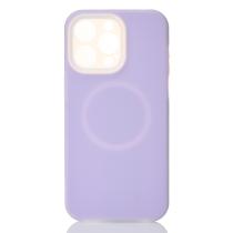Чехол Liquid Silicone Full с поддержкой MagSafe для iPhone 15 Pro violet