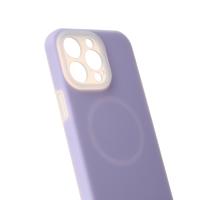 Чехол Liquid Silicone Full с поддержкой MagSafe для iPhone 15 Pro violet
