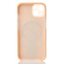 Чехол Liquid Silicone Full с поддержкой MagSafe для iPhone 15 orange
