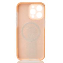 Чехол Liquid Silicone Full с поддержкой MagSafe для iPhone 15 Pro orange