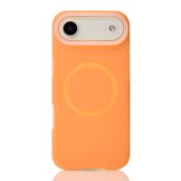 Чехол Liquid Silicone Full с поддержкой MagSafe для iPhone 17 AIR orange