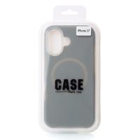 Чехол Liquid Silicone Full с поддержкой MagSafe для iPhone 17 stone gray