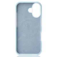 Чехол Liquid Silicone Full с поддержкой MagSafe для iPhone 17 blue fog