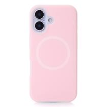 Чехол Liquid Silicone Full с поддержкой MagSafe для iPhone 17 pink