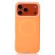Чехол Liquid Silicone Full с поддержкой MagSafe для iPhone 17 Pro orange