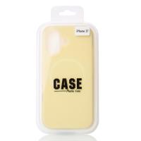 Чехол Liquid Silicone Full с поддержкой MagSafe для iPhone 17 sunglow