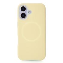 Чехол Liquid Silicone Full с поддержкой MagSafe для iPhone 17 sunglow