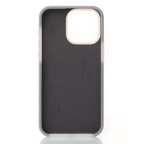 Чехол Liquid Silicone Full с поддержкой MagSafe для iPhone 13 stone gray