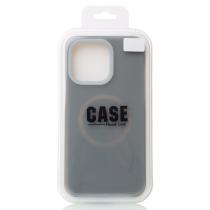 Чехол Liquid Silicone Full с поддержкой MagSafe для iPhone 13 stone gray