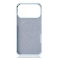 Чохол Liquid Silicone Full з підтримкою MagSafe для iPhone 17 Pro blue fog
